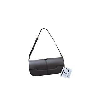 Polene Osmo Bag in Smooth Ebony Brown